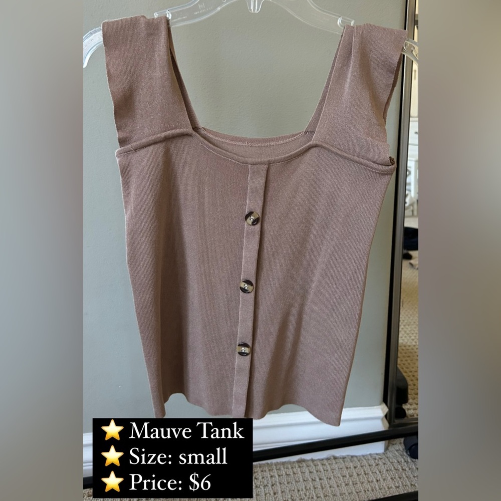 Yesstyle Mauve tank top